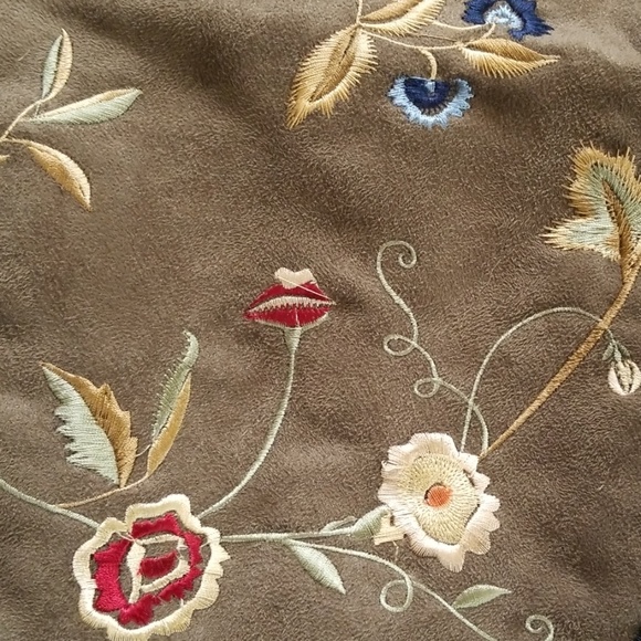 Embroidered Crossbody Bag - Picture 2 of 8